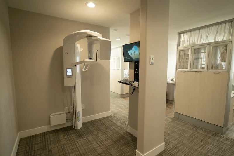 Panoramic X-ray unit in the hallway of the American Fork dental office